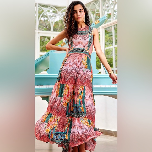 Anthropologie Dresses & Skirts - Anthropologie Bhanuni by Jyoti Alessandra Maxi Dress Size 10